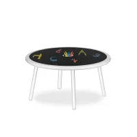 Zdjęcie Prestiżowy stolik do pokoju dziecięcego tablica kredowa