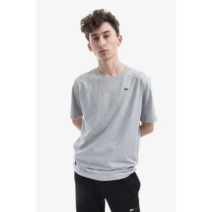 Zdjęcie MCQ t-shirt bawełniany męski kolor szary melanżowy 647244RST961230-SZARY