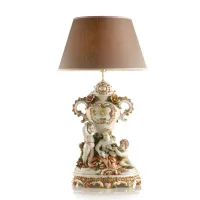 Picture Baroque lamp - a figurine of three children made of ceramics - Ceramiche ML