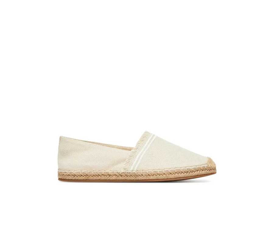 obrazek 1 Tommy Hilfiger Espadryle Fringe Canvas Closed Espadrille FW0FW08881 Beżowy