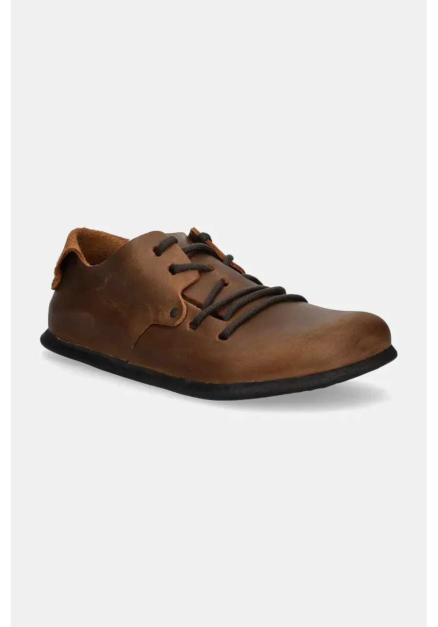 obrazek 1 Birkenstock półbuty skórzane Montana męskie kolor brązowy 1004850