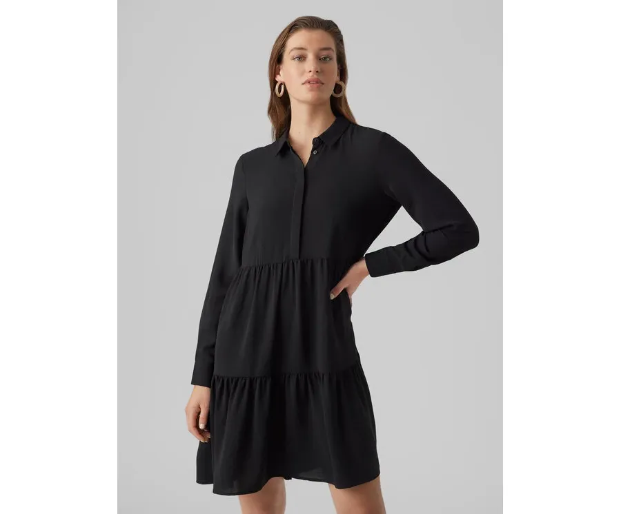 obrazek 1 Vero Moda Sukienka codzienna Inge 10293730 Czarny Regular Fit