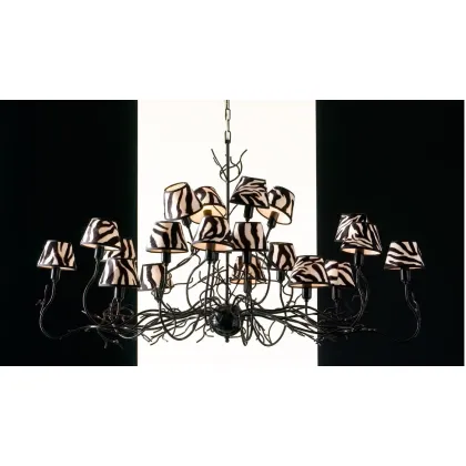 Zdjęcie Niepowtarzalny żyrandol w fasonie zebry - Euro Lamp Art