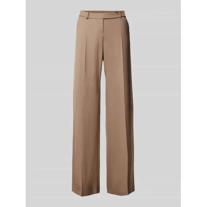Zdjęcie Spodnie materiałowe o kroju slim fit w kant