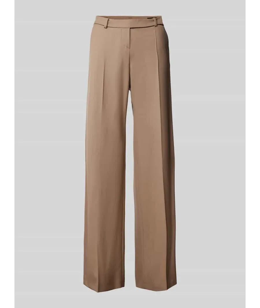 obrazek 1 Spodnie materiałowe o kroju slim fit w kant