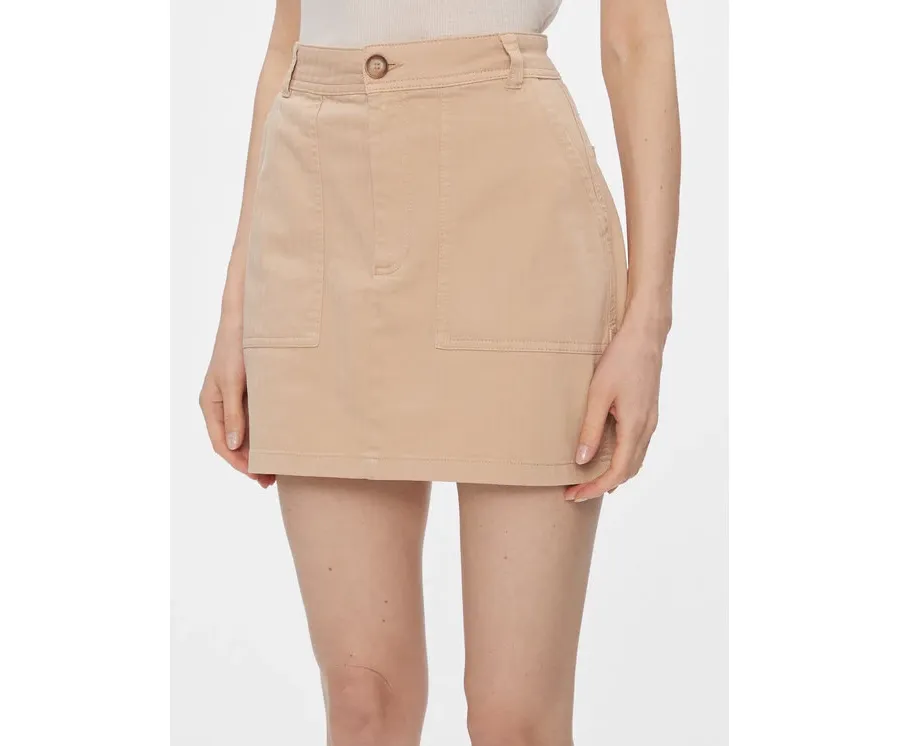 obrazek 1 Pepe Jeans Spódnica mini Becky PL901091 Beżowy Slim Fit