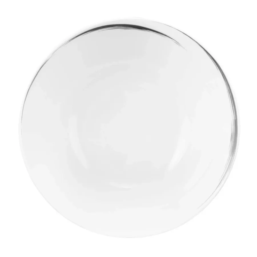 obrazek 2 Stylowa duża okrągła miska 20 cm z szarym zdobieniem - Seltmann Weiden