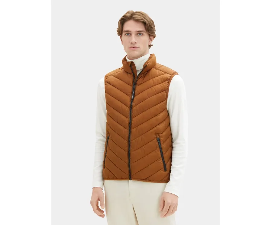 obrazek 1 Tom Tailor Kamizelka 1036072 Brązowy Regular Fit