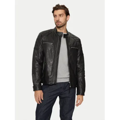 Zdjęcie REPLAY Kurtka skórzana M8435 .000.84950 Czarny Regular Fit