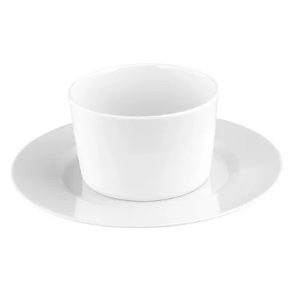 Zdjęcie Stylowa porcelanowa sosjerka ze spodkiem - Seltmann Weiden
