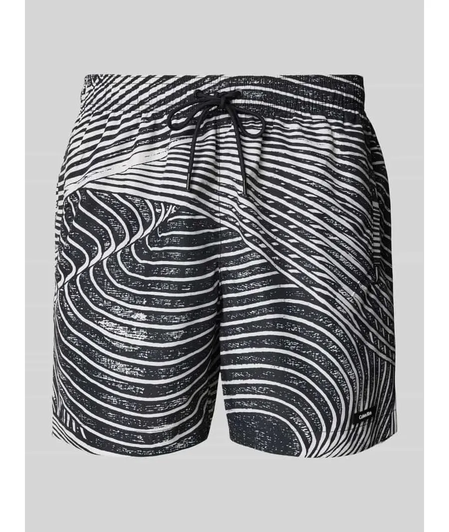 obrazek 1 Spodenki kąpielowe z naszywką z logo