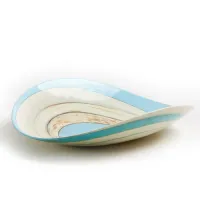 Zdjęcie Artystycznie malowany talerz ze szkła murano