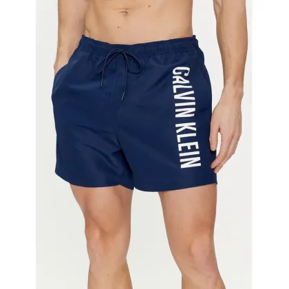 Zdjęcie Calvin Klein Swimwear Szorty kąpielowe KM0KM01004 Granatowy Regular Fit