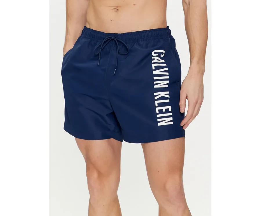 obrazek 1 Calvin Klein Swimwear Szorty kąpielowe KM0KM01004 Granatowy Regular Fit