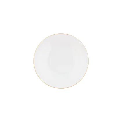 Zdjęcie Luksusowy porcelanowy talerzyk na chleb lub masło 18 cm - Porcel