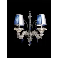 Zdjęcie Stylowa lampa ścienna wykonana ze szkła