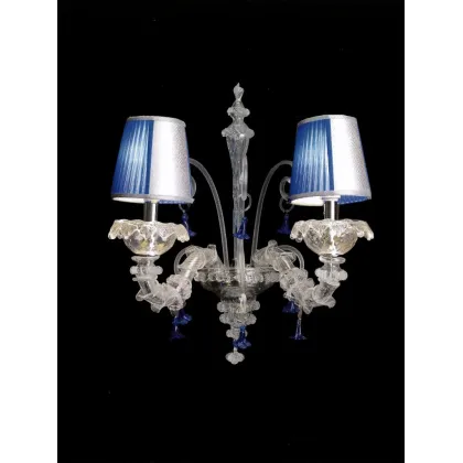 Zdjęcie Stylowa lampa ścienna wykonana ze szkła