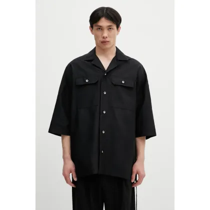 Zdjęcie Rick Owens DRKSHDW koszula Magnum Tommy męska kolor czarny relaxed DU01E3290.NR