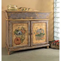 Picture Wooden Provençal kitchen cabinet - Interiors Italia
