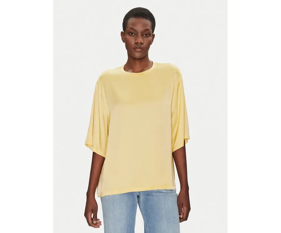 obrazek 1 ViCOLO Bluzka TD0013 Żółty Relaxed Fit