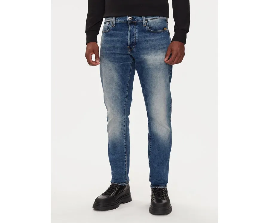 obrazek 1 G-Star Raw Jeansy 3301 51003 C052 Niebieski Tapered Fit