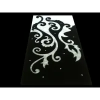Picture Luxurious 3D carpet with crystals for the living room