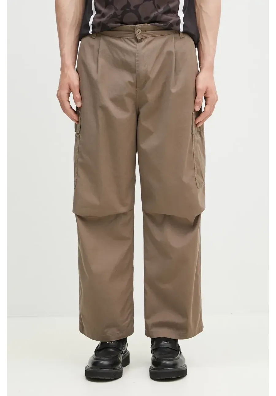 obrazek 1 Carhartt WIP spodnie bawełniane Cole Cargo Pant męskie kolor zielony w fasonie cargo I030477.1YJ02