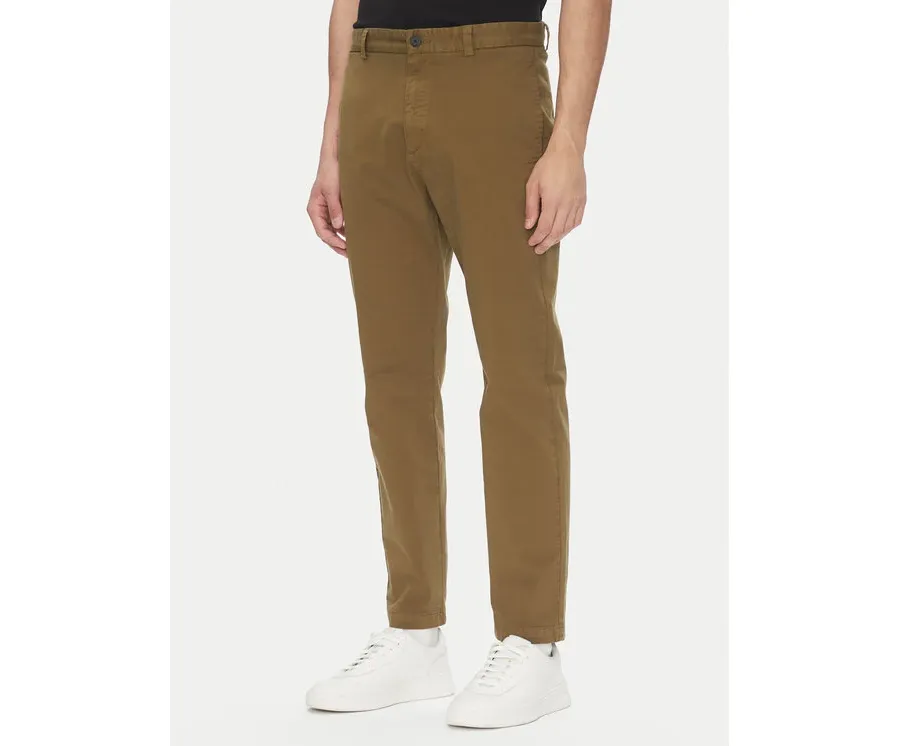 obrazek 1 HUGO Chinosy 50530886 Zielony Slim Fit