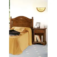 Picture Bedside table with drawer, partition and shelf in a classic style - Zanini