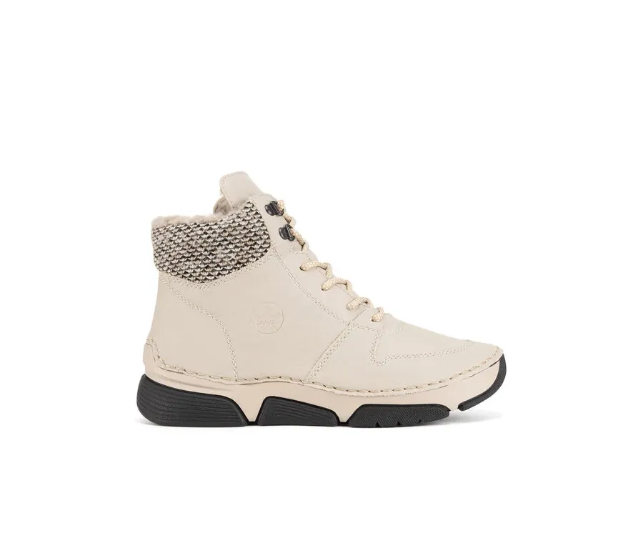 obrazek 1 Rieker Botki 45955-60 Beżowy