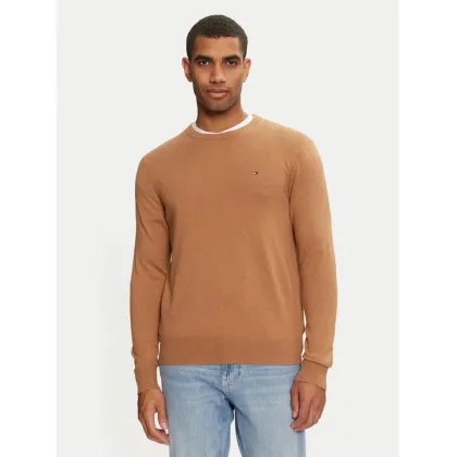 Zdjęcie Tommy Hilfiger Sweter MW0MW28046 Brązowy Regular Fit