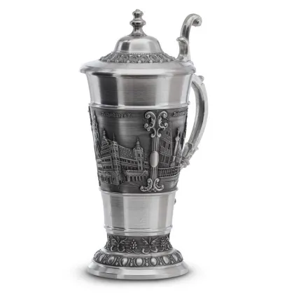 Zdjęcie Unikatowy kufel do piwa ze zdobieniami 350 ml