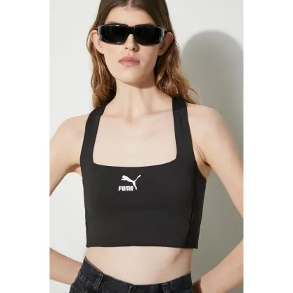 Zdjęcie Puma biustonosz sportowy T7 kolor czarny gładki 624213