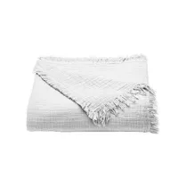 Picture Wonderful Brehat Blanc bedspread, 100% cotton