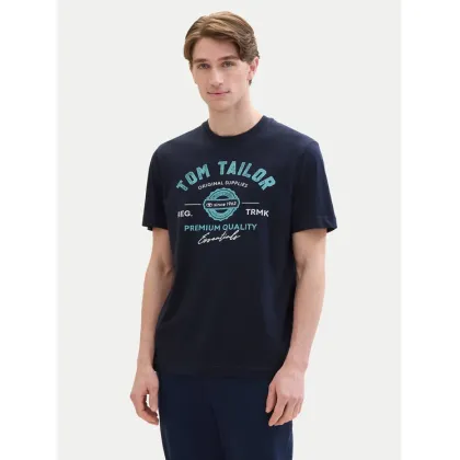 Zdjęcie Tom Tailor T-Shirt 1037735 Granatowy Regular Fit