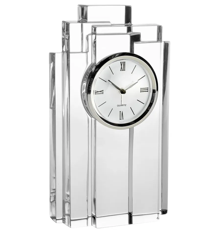 obrazek 1 Stylowy zegar z kolekcji Crystal Time o prostym wzorze – Vista Alegre