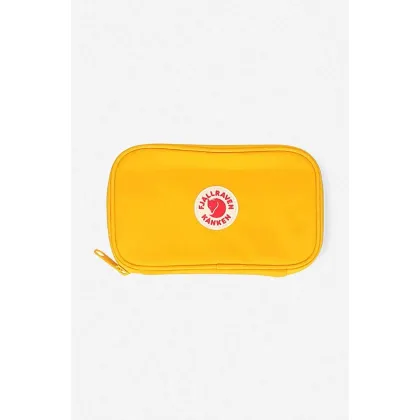 Zdjęcie Fjallraven portfel Kånken Travel Wallet kolor żółty F23781.141-141