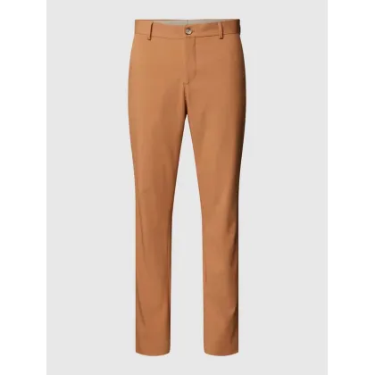 Zdjęcie Spodnie do garnituru o kroju slim fit w jednolitym kolorze model ‘LIAM’