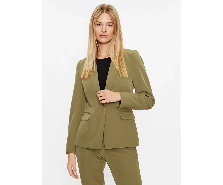 obrazek 1 Bruuns Bazaar Marynarka Rubysus Alberte BBW3243 Zielony Regular Fit