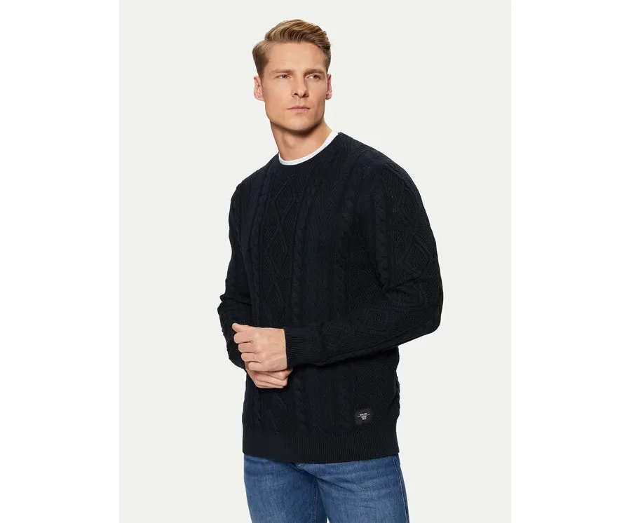 obrazek 1 s.Oliver Sweter 2152198 Granatowy Regular Fit