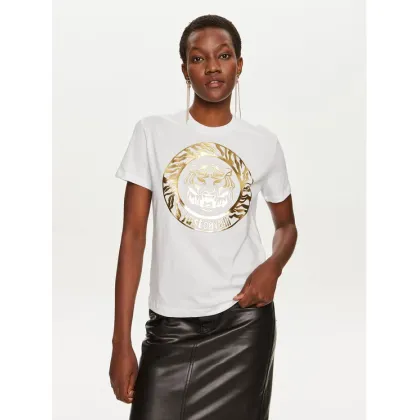Zdjęcie Just Cavalli T-Shirt 76PAHG12 Biały Regular Fit