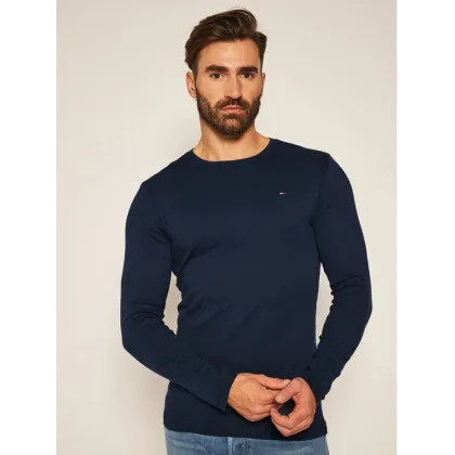 Zdjęcie Tommy Jeans Longsleeve DM0DM04409 Granatowy Slim Fit