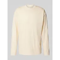 Zdjęcie Bluzka z długim rękawem o kroju relaxed fit ze stójką model ‘DANI’