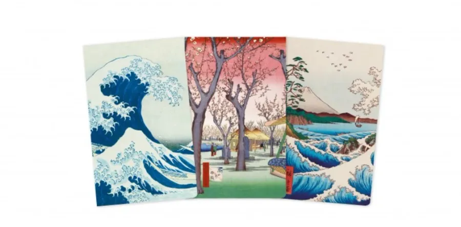 obrazek 2 Stylowa kolekcja mini notatników (Japanese Woodblocks) - Flame Tree Publishing