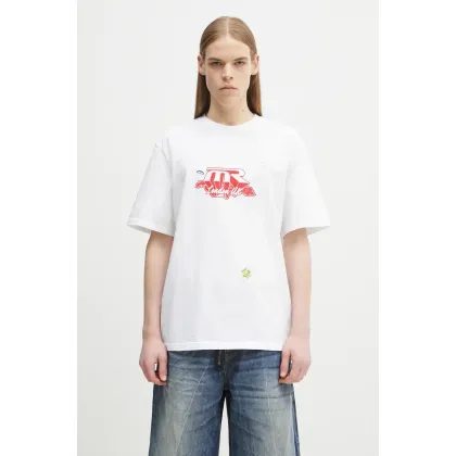 Zdjęcie Martine Rose t-shirt bawełniany Classic kolor biały z nadrukiem 603JE03000G