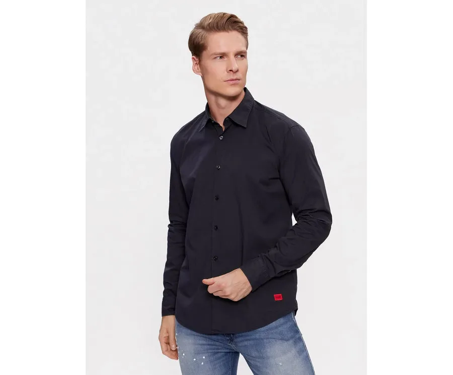 obrazek 1 Hugo Koszula Ermo 50500216 Granatowy Slim Fit HUGO