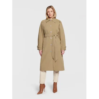 Zdjęcie Custommade Trencz Flora 999502828 Zielony Regular Fit