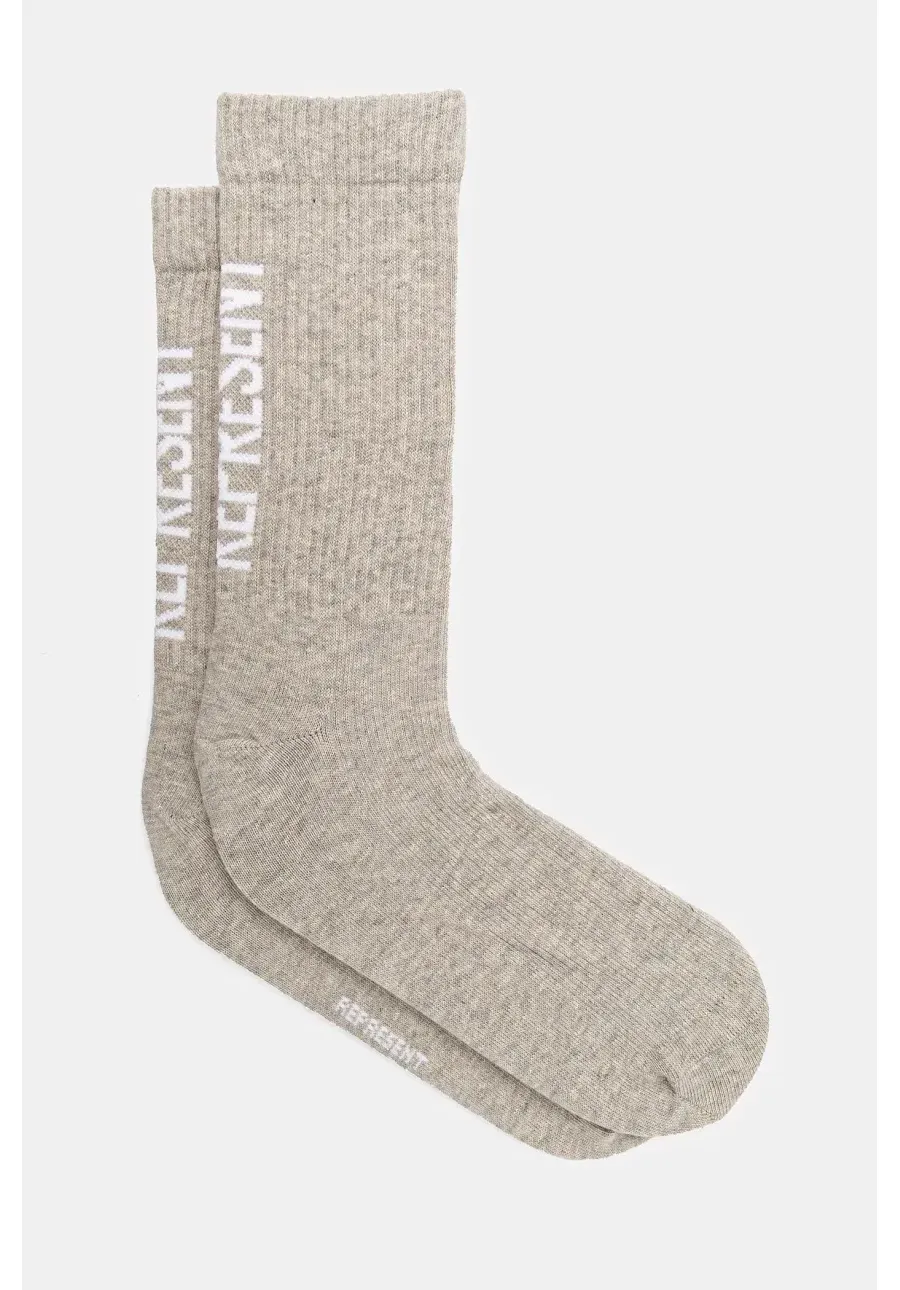 obrazek 1 Represent skarpetki Logo Socks męskie kolor szary MLM8871.50