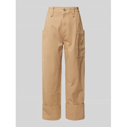 Zdjęcie Spodnie materiałowe z nakładanymi kieszeniami model ‘ANAIS’