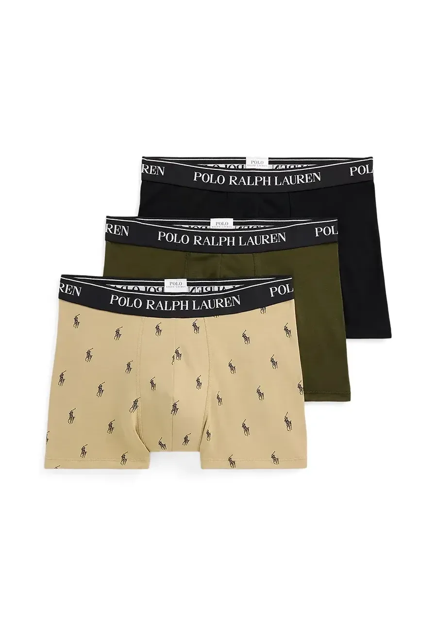 obrazek 1 Polo Ralph Lauren bokserki 3-pack męskie kolor zielony 714830299